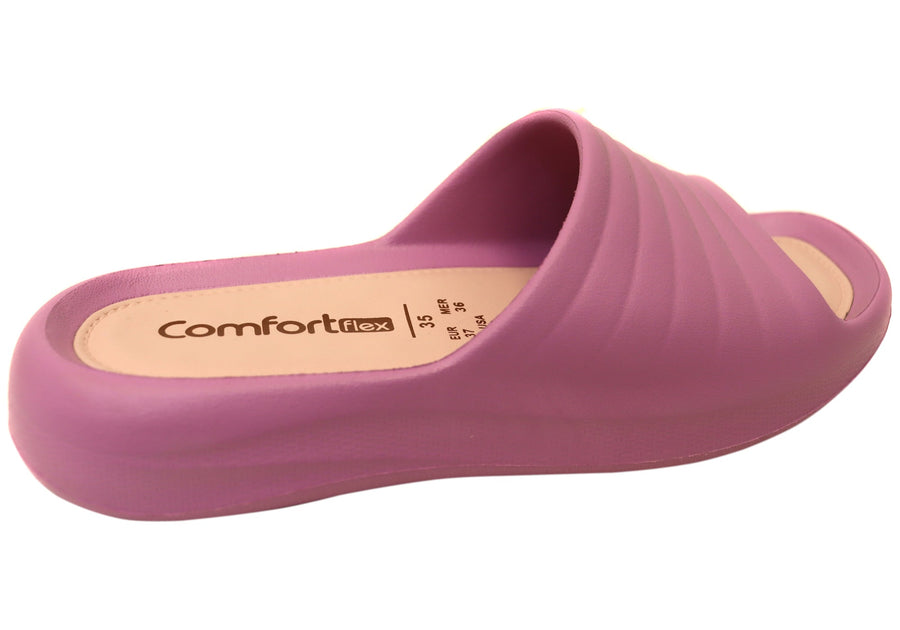 Comfortflex Joy Womens Comfortable Slides Sandals Made In Brazil