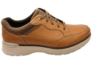 Rockport Mens Prowalker City Blucher Leather Wide Fit Comfort Shoes