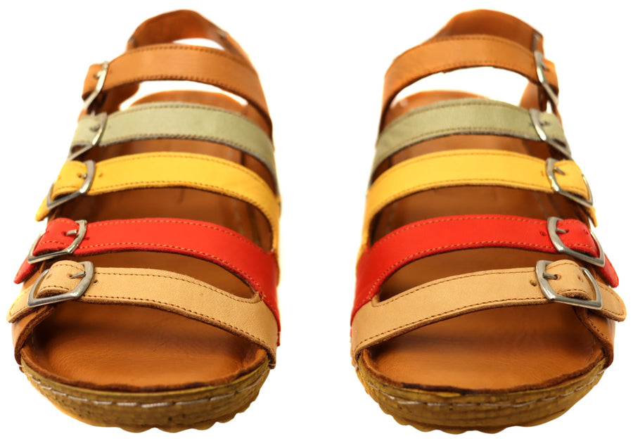 Orizonte Burano Womens European Comfortable Leather Sandals