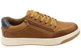 Explorer Bennett Mens Comfortable Leather Lace Up Casual Shoes