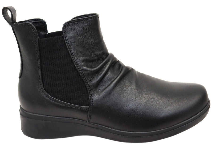 Hush Puppies The Boot Womens Comfortable Leather Ankle Boots