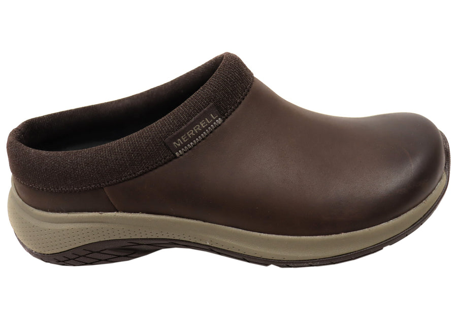 Merrell Womens Encore Nova 5 Comfortable Leather Mule Shoes