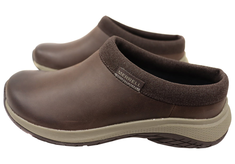 Merrell Womens Encore Nova 5 Comfortable Leather Mule Shoes