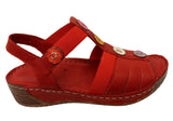 Orizonte Ischia Womens European Comfortable Leather Sandals