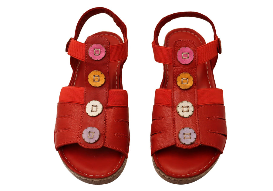 Orizonte Ischia Womens European Comfortable Leather Sandals
