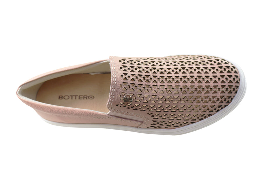 Bottero Opal Womens Comfort Leather Casual Shoes Made In Brazil