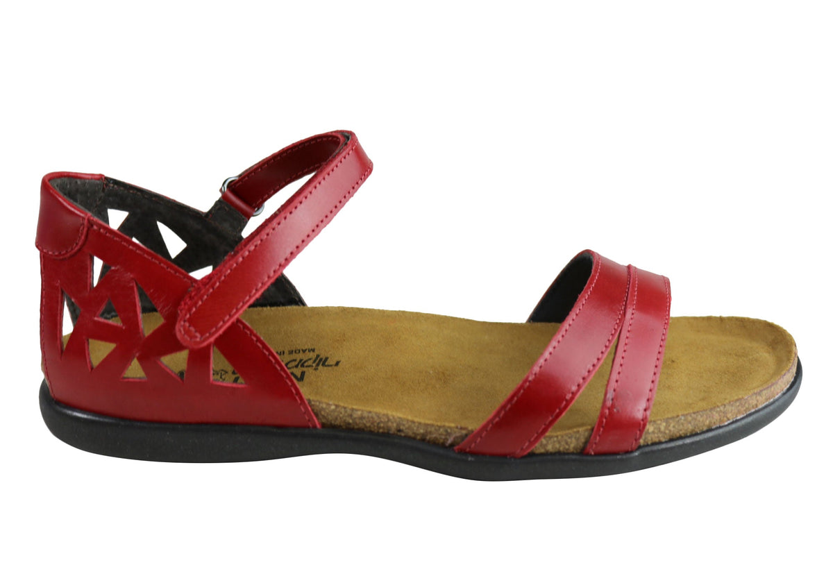 Naot Women's Bonnie Leather Sandals - Silver Threads Style In Size 36 (US Women's 5)