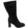 Hush Puppies Patron Womens Leather Heeled Mid Calf Boots