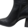 Hush Puppies Patron Womens Leather Heeled Mid Calf Boots