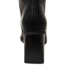 Hush Puppies Patron Womens Leather Heeled Mid Calf Boots