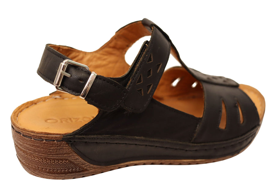 Orizonte Shaz Womens European Comfortable Leather Sandals