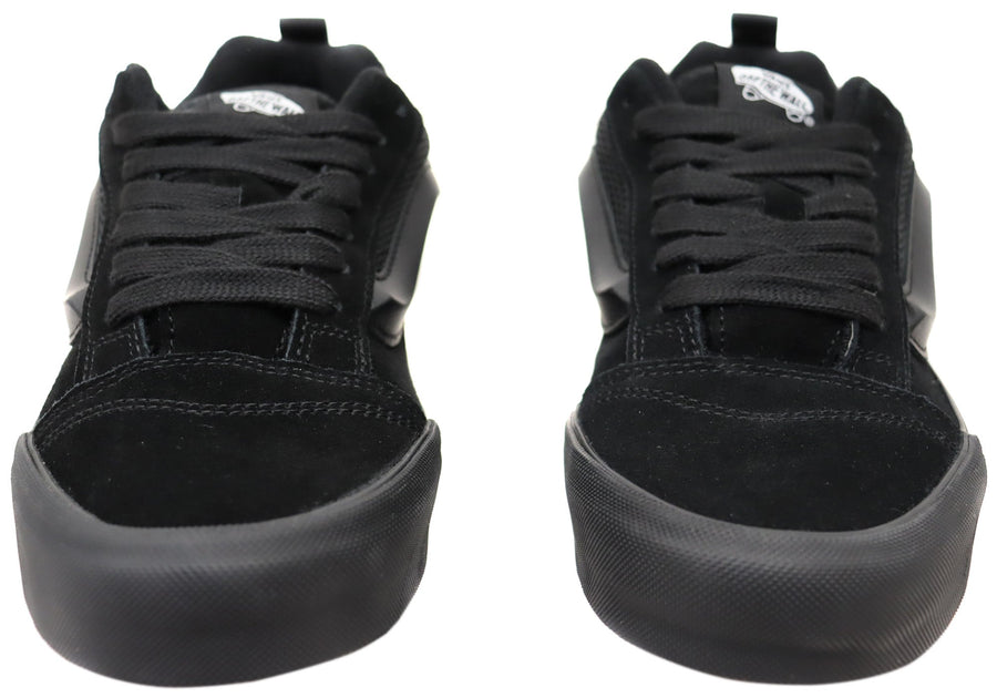 Vans Knu Skool Unisex Comfortable Lace Up Sneakers Black Black