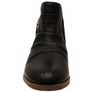 Hush Puppies Chalet Womens Comfortable Black Leather Ankle Boots