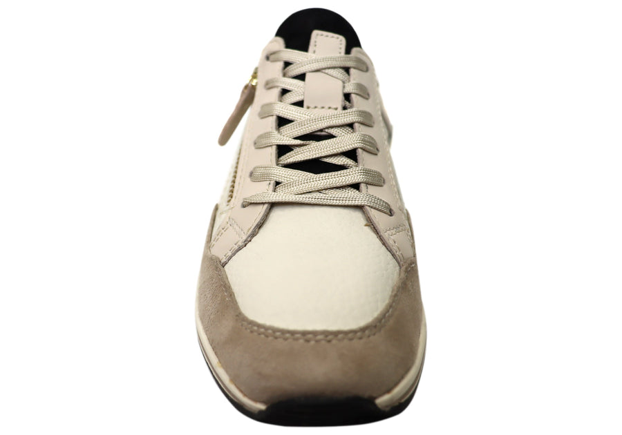 Tamaris Cathy Womens Comfortable Leather Lace Up Casual Shoes