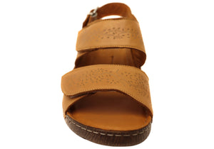 Orizonte Myorka Womens European Comfortable Leather Sandals