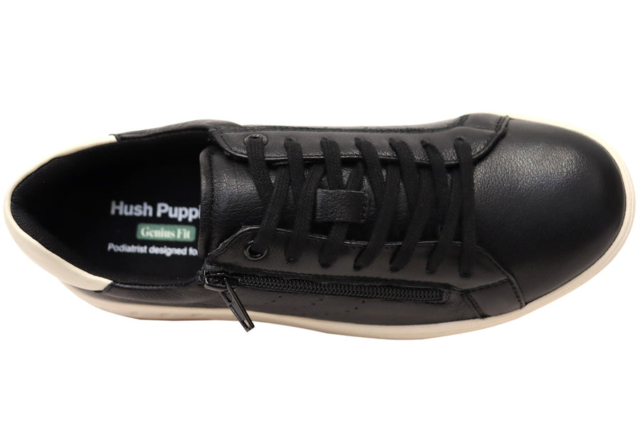 Hush Puppies Spin Womens Comfortable Leather Lace Up Shoes