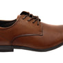 Hush Puppies Cale Mens Wide Fit Comfort Leather Lace Up Dress Shoes