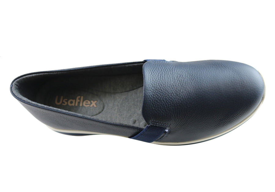 Usaflex Adalynn Womens Comfortable Leather Shoes Made In Brazil
