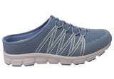 Scholl Orthaheel Utopia Knit Womens Comfortable Open Back Casual Shoes