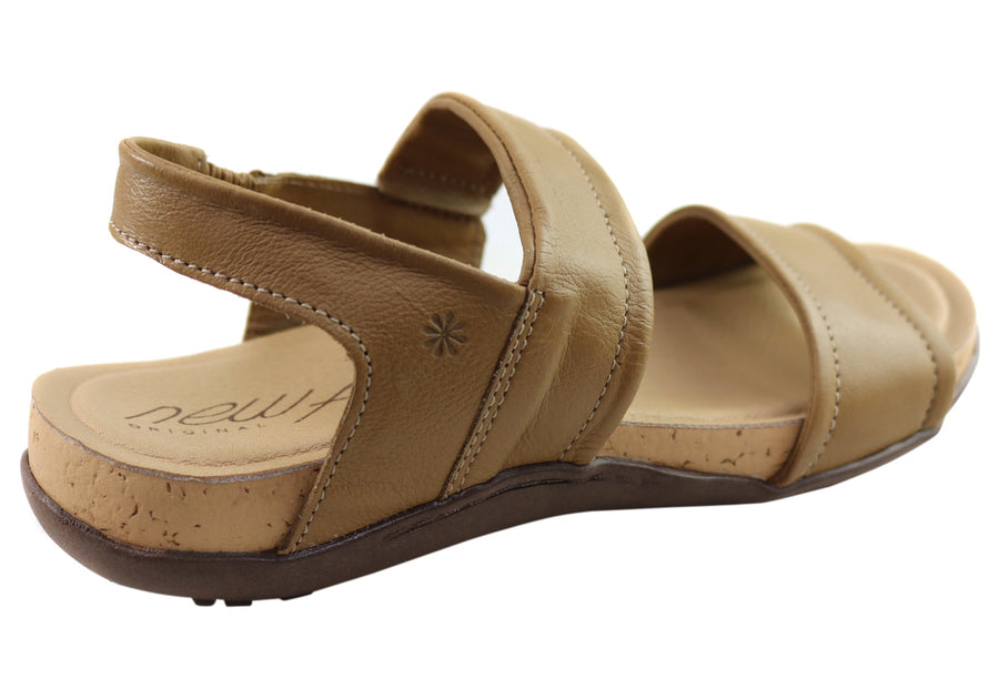 New Face Echo Womens Comfortable Leather Sandals Made In Brazil