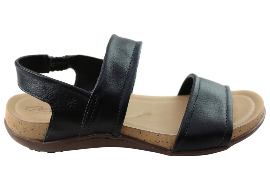 New Face Echo Womens Comfortable Leather Sandals Made In Brazil