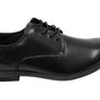 Hush Puppies Cale Mens Wide Fit Comfort Leather Lace Up Dress Shoes