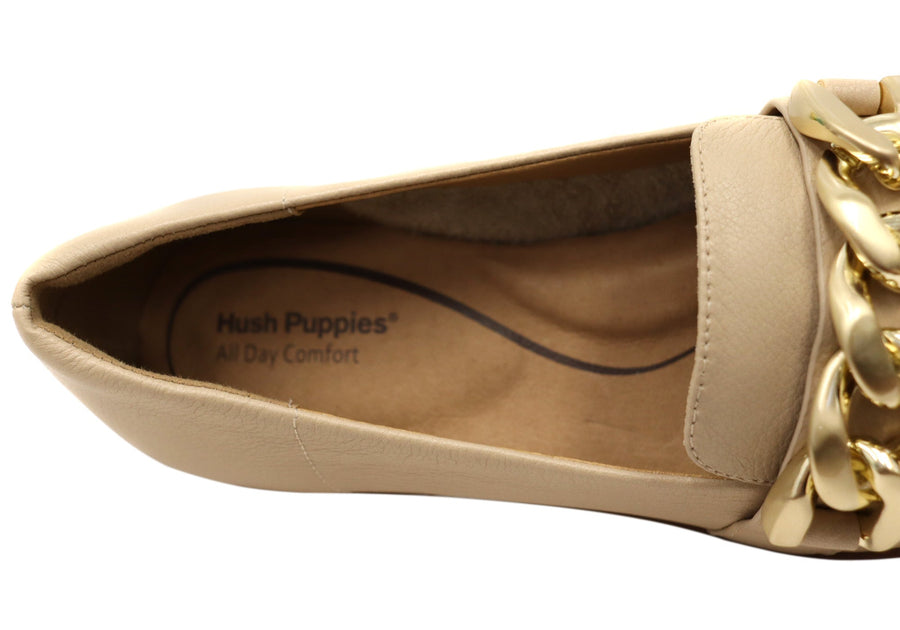 Hush Puppies Mia Womens Comfortable Leather Shoes