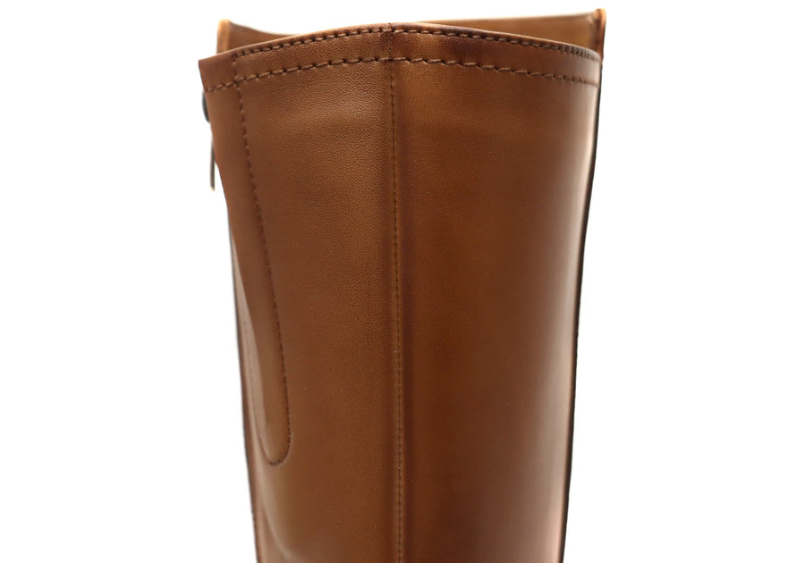 Orizonte Chatsworth Womens European Comfortable Leather Mid Calf Boots