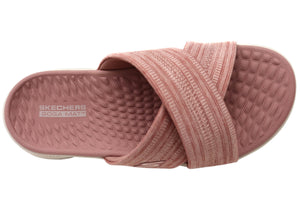 Skechers Womens GOwalk Flex Sandal Impressed Slides Sandals