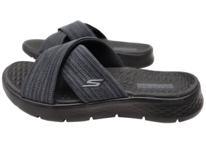 Skechers Womens GOwalk Flex Sandal Impressed Slides Sandals