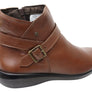 Perlatto Pindera Womens Comfortable Leather Ankle Boots Made In Brazil