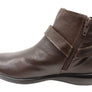 Perlatto Pindera Womens Comfortable Leather Ankle Boots Made In Brazil