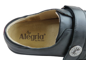 Alegria Joleen Womens Comfortable Leather Shoes With Adjustable Strap