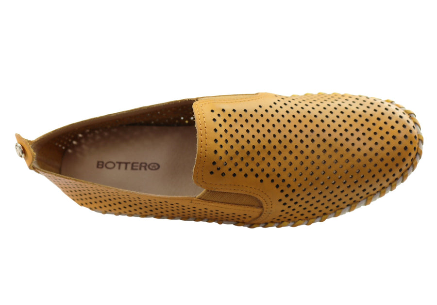Bottero Alora Womens Comfortable Leather Casual Shoes Made In Brazil