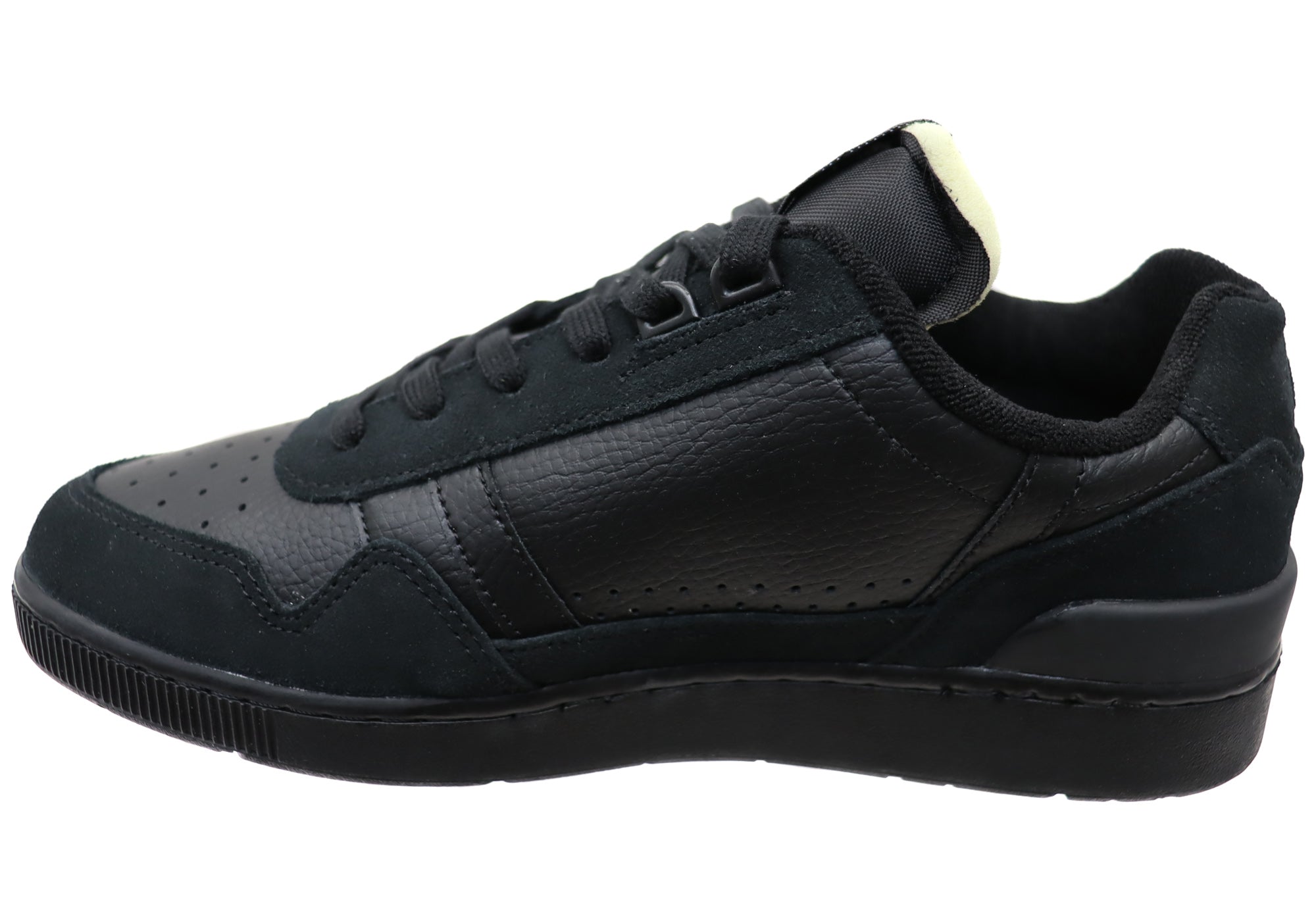 Lacoste Mens Leather Lace Up T Clip Premium Sneakers