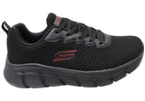 Skechers Mens BOBS Sport B Flex Chill Edge Comfortable Lace Up Shoes