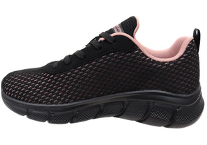 Skechers Womens BOBS Sport B Flex Swift Flair Comfortable Shoes