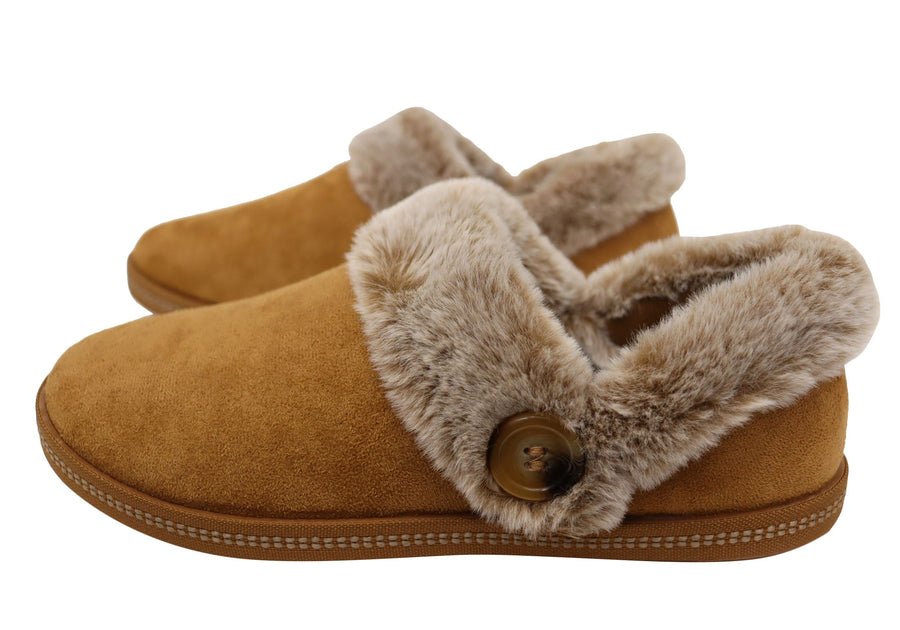 Skechers best sale sheepskin slippers