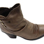 Perlatto Hilton Womens Comfortable Leather Ankle Boots Made In Brazil