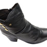 Perlatto Hilton Womens Comfortable Leather Ankle Boots Made In Brazil