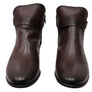 Perlatto Penny Womens Comfortable Leather Ankle Boots Made In Brazil