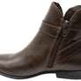 Perlatto Penny Womens Comfortable Leather Ankle Boots Made In Brazil