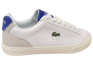 Lacoste Mens Comfortable Leather Lerond Pro 123 Sneakers