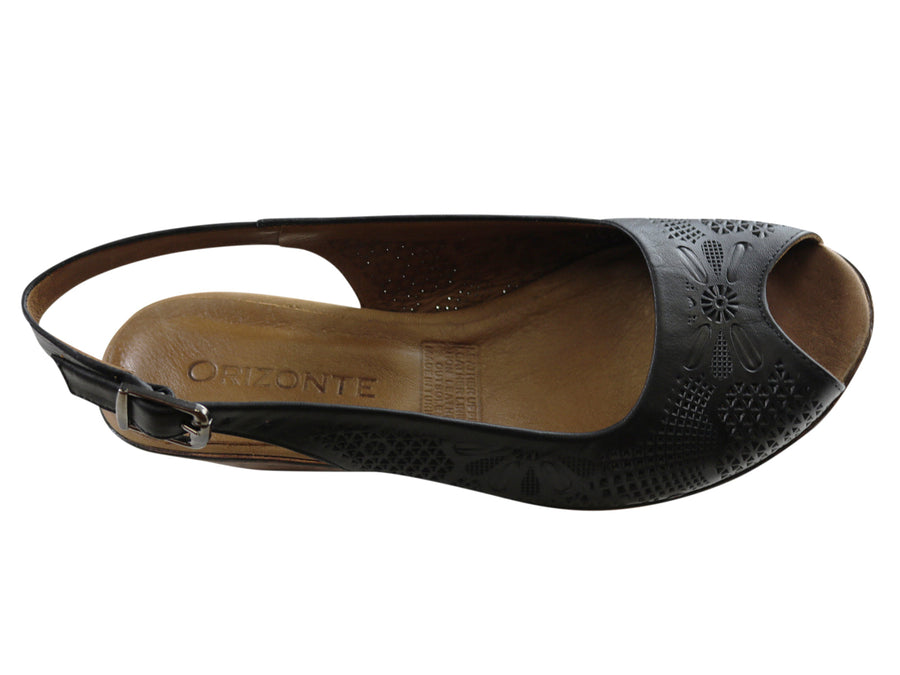 Orizonte Dominica Womens European Leather Comfortable Wedge Sandals