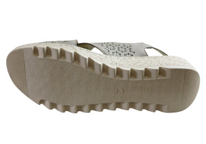 Orizonte Anthea Womens European Leather Comfortable Sandals
