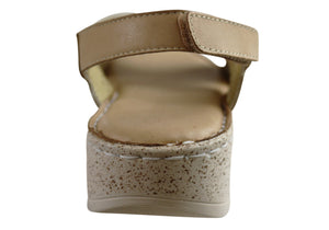 Orizonte Anthea Womens European Leather Comfortable Sandals