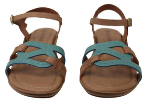 New Face Leni Womens Comfortable Leather Sandals Made In Brazil