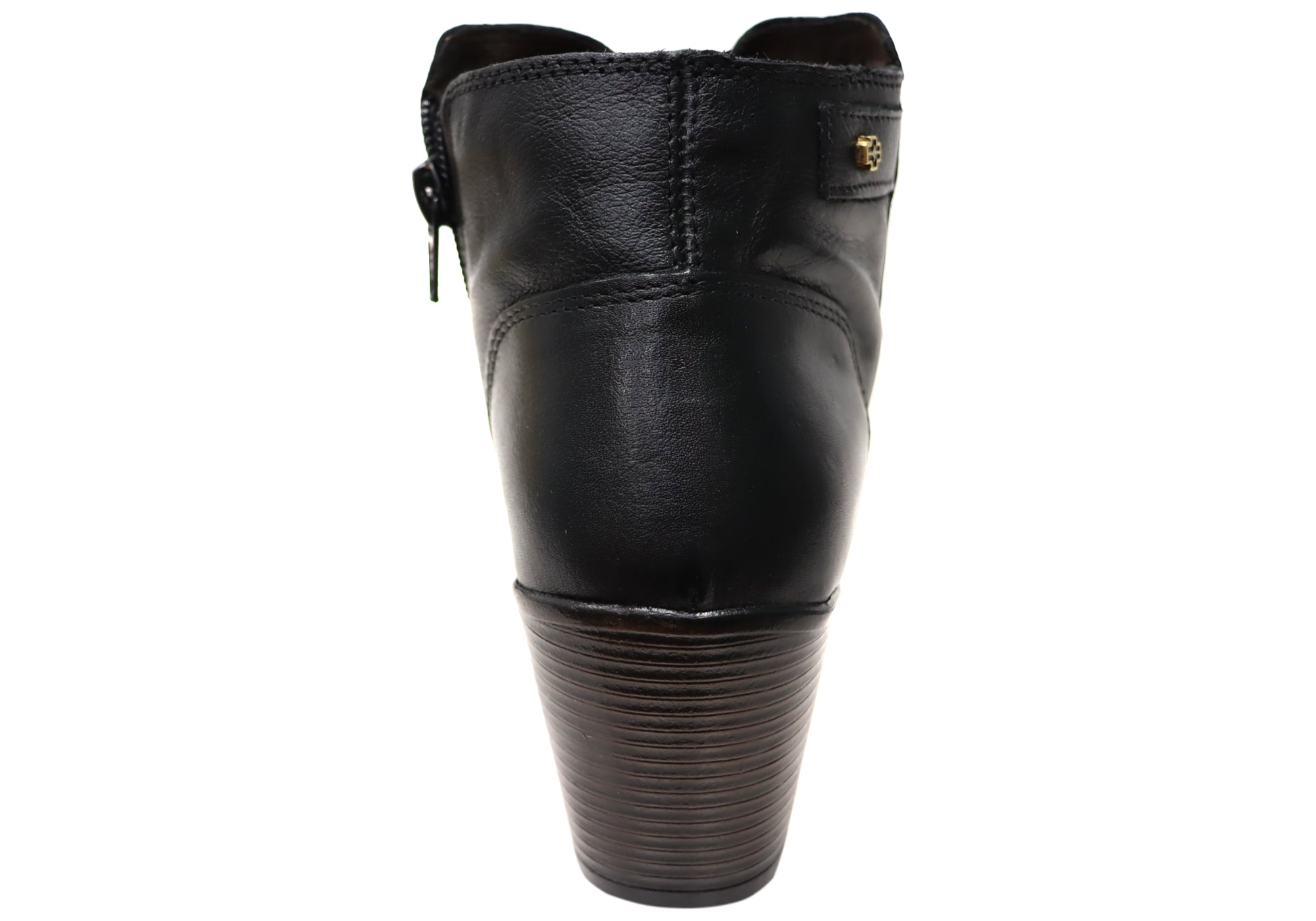 Perlatto Brooke Womens Comfortable Leather Ankle Boots Made In Brazil