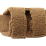 Hush Puppies Fluffy Womens Comfortable Open Toe Slippers