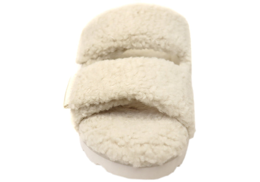 Hush Puppies Fluffy Womens Comfortable Open Toe Slippers